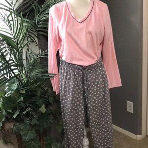 EUC two piece pajama set